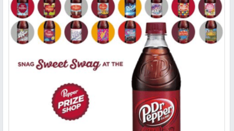 Circle K Dr Pepper 'Snag Sweet Swag' Facebook Update